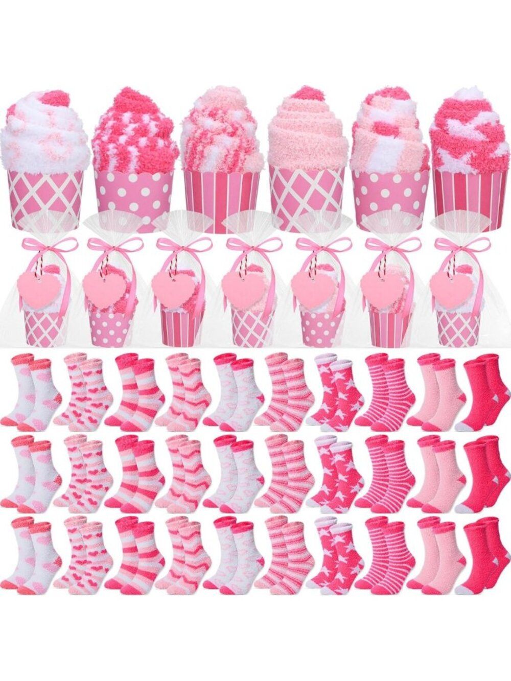 Chicingyou Fuzzy Socks Bulk Women Warm Slipper Winter